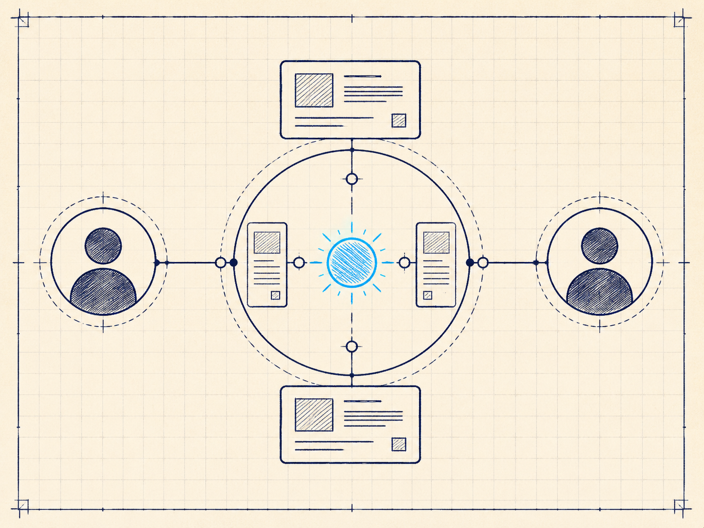 Two-sided marketplace blueprint concept